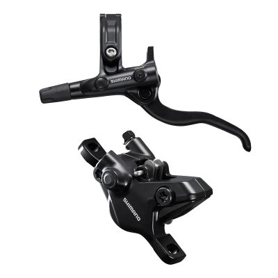Shimano BL+BR MT400 Acera, Hydraulic Disc Brake Kit Unisex Adult, Black, Front