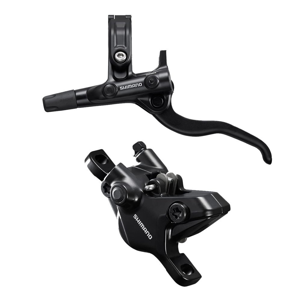 Shimano BL+BR MT400 Acera, Hydraulic Disc Brake Kit Unisex Adult, Black, Front
