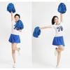 baotongle 12 PCS Cheerleading Squad Spirited Fun Poms Pompoms Cheer Costume Accessory for Party Dance Sports (Blues) view 4