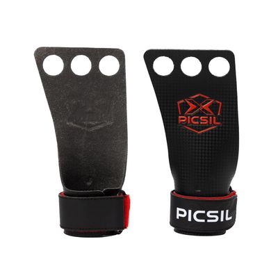 PICSIL RX Grips for Cross Training and Gymnastics, Carbon Fibre Material, Use with Magnesium, Grip on All Surfaces and Bars, Designed for All Athletes