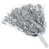 baotongle 12 PCS Cheerleading Squad Spirited Fun Poms Pompoms Cheer Costume Accessory for Party Dance Sports (slivery) view 1