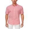 Club Room Mens Skylark Button Up Shirt, Red, Small view 1