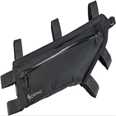 Acepac Zip Frame Bag, Black, Large