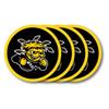 Duck House NCAA Wichita State Shockers Vinyl Coaster Set (Pack of 4) White view 1