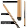Action Sneaky Pete Billiards Pool Cue Stick - Maple w/Black Points - 19oz view 3