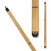Action VAL34 Value Series Pool Cue - 58" Cue - Hard Maple Shaft with 13mm Boar Skin Tip - Natural Maple with Blue, Grey, Dark Grey and Blue Weaved Rings, 21oz view 2