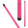 Action VAL27 Value Series Pool Cue - 58" Cue - Hard Maple Shaft with 13mm Boar Skin Tip - Hot Pink with Pale Pink and Purple Rings, 18oz view 2