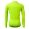 BIYINGEE Women's Cycling Jersey Long Sleeve with Reflective Stripe Fluorescence Green Size XL(CN) view 2