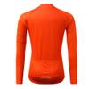 BIYINGEE Women's Cycling Jersey Long Sleeve with Reflective Stripe Fluorescence Orange Size XL(CN) view 2