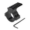 HIGOO 1-Inch 1" 30mm Scope Ring Adaptor W/Picatinny/Weaver Rail, 25.4mm/30mm Tactical Barrel Clamp Mount with Rail for Scope Flashlight Laser Sight view 2