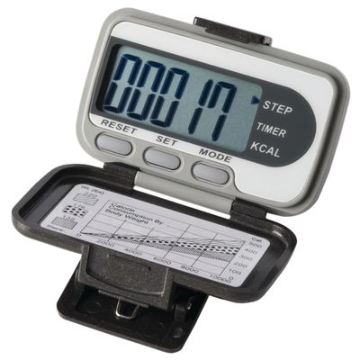 Ekho Deluxe Pedometer (Steps, Distance, Calories, and Activity Time), 25 Each
