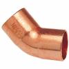 B&k Llc Wrot Copper Pipe Fitting, Elbow, 45-Degree, 3/8-In. -W01330T view 1