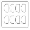Golf Club Heads Display (Foam ONLY) - 23" X 13" (8) view 1