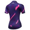 Uriah Women's Cycling Jersey Short Sleeve Reflective Pink Purple Size M(CN) view 2