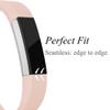 GEAK Compatible with Fitbit Alta and fitbit Alta HR Band, Soft Classic Accessories Sport Bands Compatible for Fitbit Alta HR/Fitbit Ace,Small,Gray Black Pink view 3