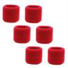 Kenz Laurenz Wrist Sweat Bands Sweatband Sweatbands - for Women Men Basketball Head Sweat Band Sets Girls Yoga Sports Kids Headbands Boys Hair Bands Working Out Hair Band Running Hairbands (Red) view 1