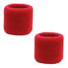 Kenz Laurenz Wrist Sweat Bands Sweatband Sweatbands - for Women Men Basketball Head Sweat Band Sets Girls Yoga Sports Kids Headbands Boys Hair Bands Working Out Hair Band Running Hairbands (Red) view 4