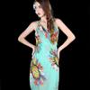 Belyee Women Chiffon Beach Bikini Cover Up Green Swimsuit Wrap Boho Beachwear view 2