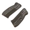 Guuun G10 CZ Grips for Full Size CZ-75B / SP-01 OPS Eagle Wing Texture - Green/Black view 3