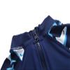 Baby Boys Kids Long Sleeve UV Sun Protection Rash Guards Swimsuit with Hat Navy, 2-3T view 4