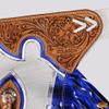 HILASON Western Horse Bull Riding Genuine Leather Rodeo Chaps | for Men and Women Unisex view 3