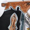 HILASON Western Horse Bull Riding Genuine Leather Rodeo Chaps | for Men and Women Unisex view 3