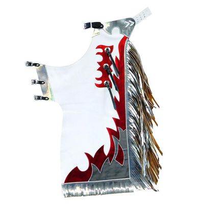 HILASON Western Horse Bull Riding Genuine Leather Rodeo Chaps | for Men and Women Unisex