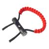 ZSHJG Archery Bow Wrist Sling Survival Sling Hunting Shooting Adjustable Bow Braided Strap Rope for Compound Bow (Red) view 3