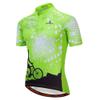 Uriah Men's Cycling Jersey Short Sleeve Breathable Rider Green Size 4XL(CN) view 1