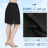 BEAUTELICATE Womens Half Slip 100% Cotton Vintage Underskirt view 2