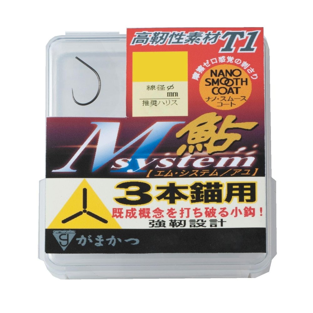 Gamakatsu 68551 T1 M System Sweetfish Box for 3 Anchors, No. 5, 108 Pieces