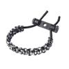 ZSHJG Archery Bow Wrist Sling Survival Sling Hunting Shooting Adjustable Bow Braided Strap Rope for Compound Bow (Black and White) view 1