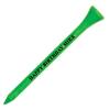 1000 Personalized Custom Wood Golf Tees - 1 Color Imprint 2-1/8" Citrus Green view 1