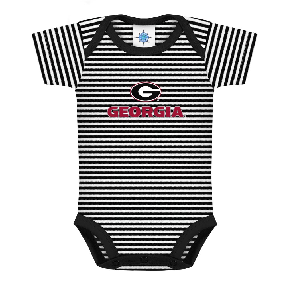 Creative Knitwear College Baby NCAA Infant Striped Bodysuit