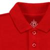 Creative Knitwear College Baby Polo Bodysuit Solid - Georgia Bulldogs Logo, Red, for Boys & Girls, 3-6 Months view 2