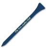 250 Personalized Custom Wood Golf Tees - 1 Color Imprint 2-1/8" Dark Blue view 1