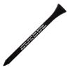 250 Personalized Custom Wood Golf Tees - 1 Color Imprint 2-1/8" Black view 1