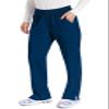 Dickies Women's Scrub Pants Natural Rise Tapered Leg Pull-On Bottoms with 7 Pockets and Knit Waistband DK005P, S Petite, Navy view 4