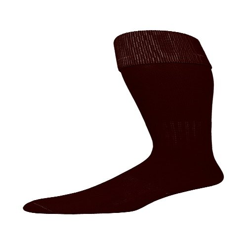 PEAR SOX Euro Solid Knee High Soccer Socks with Arch and Ankle Support