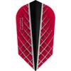 Harrows Quantum X Dart Flights - 100 Micron - Slim - 3D Effect - Red- 1 Set (3) view 1