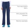 Dickies EDS Essentials Scrubs for Women Straight Leg Scrub Pants Navy XS view 4