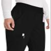 Dickies EDS Essentials Women Scrubs Pant Natural Rise Tapered Leg Pull-on DK005, XXS, Black view 2