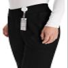 Dickies EDS Essentials Women Scrubs Pant Natural Rise Tapered Leg Pull-on DK005, XXS, Black view 3