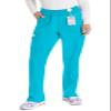 EDS Essentials Pull-On Scrubs for Women, Yoga-Inspired DK005P, XL Petite, Turquoise view 1