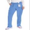 Dickies EDS Essentials Women Scrubs Pant Natural Rise Tapered Leg Pull-on Plus Size DK005, 3XL, Ciel view 1