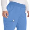 Dickies EDS Essentials Women Scrubs Pant Natural Rise Tapered Leg Pull-on Plus Size DK005, 3XL, Ciel view 2