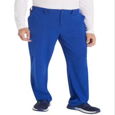 Dickies Scrub Pant for Men Natural Rise Drawstring Bottoms with 6 Pockets and Back Elastic Waistband Plus Size - DK015, 5XL, Galaxy Blue