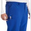 Dickies Scrub Pant for Men Natural Rise Drawstring Bottoms with 6 Pockets and Back Elastic Waistband Plus Size - DK015, 5XL, Galaxy Blue view 2