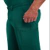 Dickies Scrub Pant for Men Natural Rise Drawstring Bottoms with 6 Pockets and Back Elastic Waistband - DK015, XS Short, Hunter Green view 2
