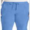 Dickies EDS Essentials Scrubs for Women, Drawstring Cargo Scrub Pants with Four-Way Stretch and Moisture Wicking DK010, S, Ci Ciel view 2